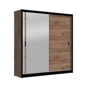 Šatní skriňa so zrkadlom SABRINA 180x215 cm dub craft OSLO 180 Craft vyobraziť