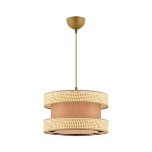 Závesný luster HALO na lanku 1xE27/60W/230V hnedá/béžová 390FLH2459 vyobraziť