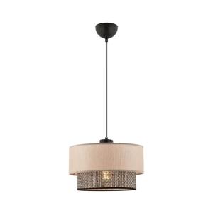Luster na lanku ECHO 1xE27/60W/230V béžová/šedá 390FLH2507 vyobraziť