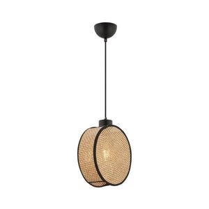 Luster na lanku DRUM 1xE27/60W/230V hnedá/čierna 390FLH2526 vyobraziť