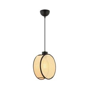Luster na lanku DRUM 1xE27/60W/230V béžová/čierna 390FLH2529 vyobraziť
