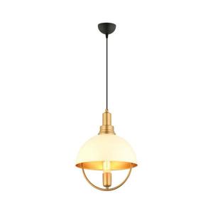 Luster na lane MONZA 1xE27/40W/230V pr. 30 cm krémová/zlatá 518LMS1125 vyobraziť