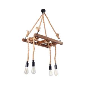 Luster na lanku EREBOS 4xE27/40W/230V hnedá 521SHN3113 vyobraziť