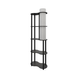 Stojacia lampa s poličkami NOTO 1xE27/40W/230V čierna 666PTR1105 vyobraziť