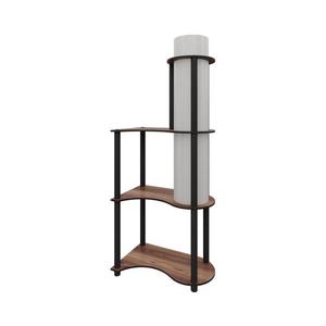 Stojacia lampa s poličkami NOTO 1xE27/40W/230V hnedá/čierna 666PTR1112 vyobraziť