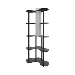 Stojacia lampa s poličkami NOTO 1xE27/40W/230V čierna 666PTR1118 vyobraziť