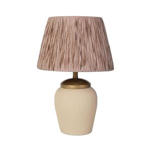 Stolná lampa RAMZES 1xE27/40W/230V krémová/hnedá 687HMY2157 vyobraziť