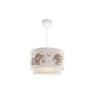 Detský luster CANDY 1xE27/40W/230V biela/sivá 780SGN4661 vyobraziť