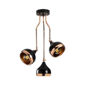 Luster na tyči YILDO 3xE27/40W/230V čierna/medená 892OPV1763 vyobraziť