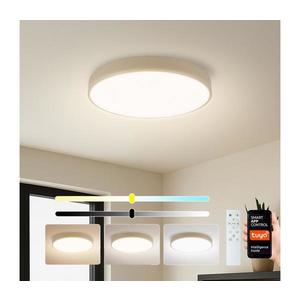 Brilagi - Stmievateľné LED svietidlo POOL SMART LED/48W/230V priemer 40 cm Wi-Fi Tuya béžové s diaľkovým ovládaním BRI332 vyobraziť