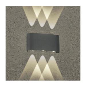 Brilagi - LED vonkajšie nástenné svietidlo FLAREBOX LED/6W/230V antracit IP65 BRI253 vyobraziť