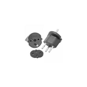 Pevný adaptér pre Švajčiarsko SCHUKO/J 230V IP44 čierny 7610896960093 vyobraziť
