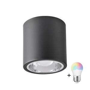 LED RGBW stmievateľné bodové svietidlo JUPITER 1xE27/6, 5W/230V pr. 13 cm čierna SA1043+AI0818 vyobraziť