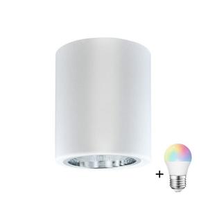 LED RGBW Stmievateľné bodové svietidlo JUPITER 1xE27/6, 5W/230V pr. 9, 8 cm biela SA0574+AI0818 vyobraziť