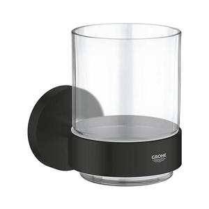 GROHE 411942430 - Sklenený pohár s držiakom START, čierny 411942430 vyobraziť