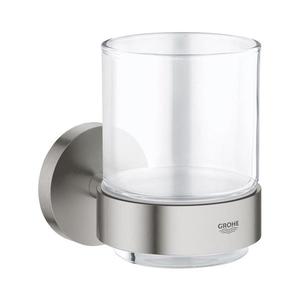 GROHE 41194DC0 - Sklenený pohárik s nerezovým držiakom START 41194DC0 vyobraziť