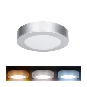 WD240-S - LED panel 2v1 LED/12W/230V 3000/4000/6000K priemer 17 cm IP54 strieborný WD240-S vyobraziť