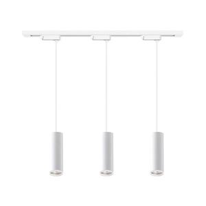 Závesné svietidlo na lankách v lištovom systéme PIPE 3xGU10/10W/230V biele ML2080 vyobraziť