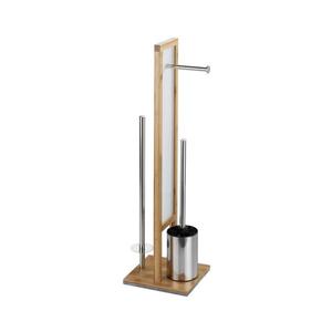 WENKO 24391100 - WC kefa RIVALTA 18x70 cm hnedá/biela/čierna 24391100 vyobraziť