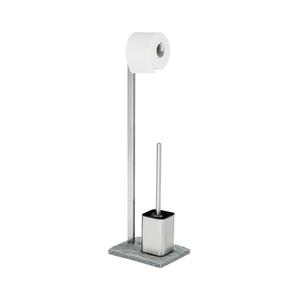 WENKO 20604100 - WC kefa GRANIT 23x73, 5 cm nerez/satén/sivá 20604100 vyobraziť