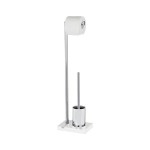 WENKO 20486100 - WC kefa NOBLE 20x74 cm chróm/biela 20486100 vyobraziť