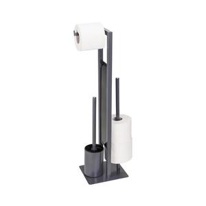 WENKO 25552100 - WC kefa RIVALTA 18x70 cm sivá/čierna 25552100 vyobraziť