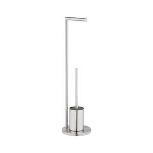 WENKO 25676100 - Súprava WC FERLA 18x69, 5 cm, nerezová oceľ/saténový povrch 25676100 vyobraziť