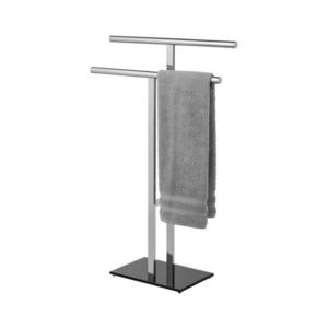 WENKO 25389100 - Stojan na uteráky LAVA 50x81, 5 cm nerez/strieborná/čierna 25389100 vyobraziť