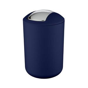 WENKO 22521100 - Odpadkový kôš BRASIL 19, 5x31 cm modrá/lesklý chróm 22521100 vyobraziť
