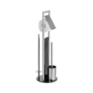 WENKO 24981800 - WC súprava RAVINA 20x70 cm nerezová oceľ/strieborná 24981800 vyobraziť