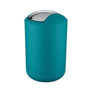 WENKO 21227100 - Odpadkový kôš BRASIL 19, 5x31 cm tyrkysový/lesklý chróm 21227100 vyobraziť