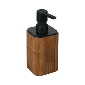 WENKO 26102100 - Dávkovač na mydlo SERRO 7, 5x16, 5 cm hnedý/čierny 26102100 vyobraziť