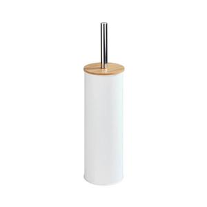 WENKO 24393100 - WC kefa TORTONA 9, 5x38, 5 cm biela/hnedá 24393100 vyobraziť