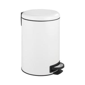 WENKO 22707100 - Odpadkový kôš LEMAN 25x38 cm biela/čierna 22707100 vyobraziť