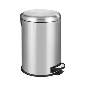 WENKO 22704100 - Elegantný kôš LEMAN 30, 5 x 44 cm, nehrdzavejúca oceľ, satinovaný povrch, čierny 22704100 vyobraziť