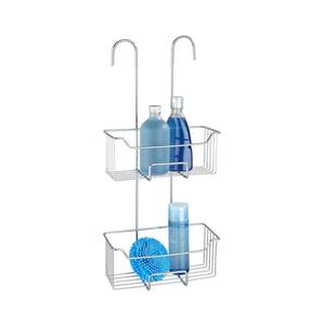 WENKO 24758100 - Sprchová polička MILO 25x55 cm strieborná/priehľadná 24758100 vyobraziť