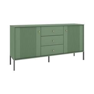 Komoda LUE zelená/čierna 5904804552855 vyobraziť
