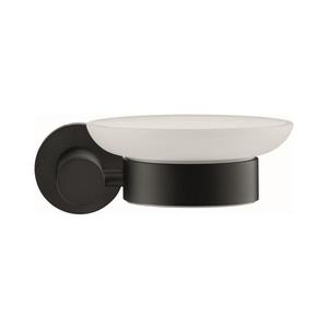 Duravit 99184600 - Nástenná mydelnička D-CODE pravá matná čierna 0099184600 vyobraziť