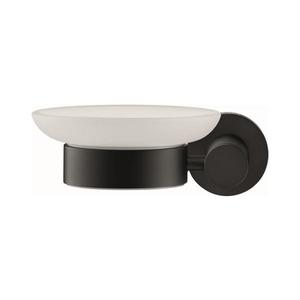 Duravit 99174600 - Nástenná mydelnička D-CODE ľavá matná čierna 0099174600 vyobraziť
