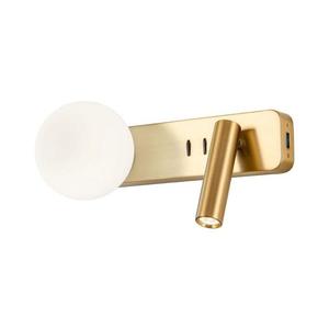 Redo 01-2992 - LED nástenné svietidlo OASIS LED/3W/230V+1xG9/10W USB CRI 90 bronz 01-2992 vyobraziť