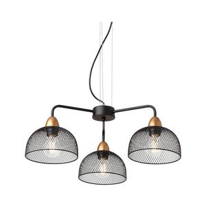 Redo 01-1573 - Luster na lane TAMIS 3xE27/42W/230V pr. 59 cm čierna 01-1573 vyobraziť