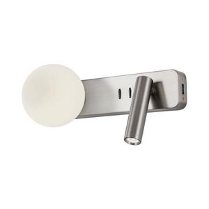 Redo 01-2993 - LED nástenné svietidlo OASIS LED/3W/230V+1xG9/10W USB CRI 90 chróm 01-2993 vyobraziť