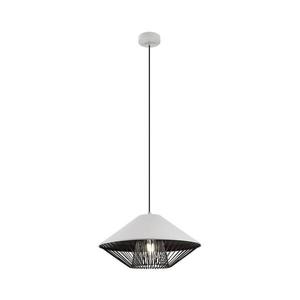 Redo 01-3004 - Závesný luster GRILL s lankom 1xE27/42W/230V pr. 39, 6 cm čierna/biela 01-3004 vyobraziť