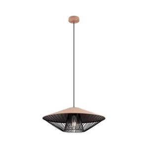 Redo 01-3009 - Závesný luster GRILL na lanku 1xE27/42W/230V pr. 49, 5 cm čierna/hnedá 01-3009 vyobraziť