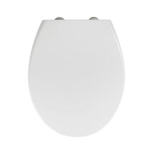 WENKO 22973100-WC sedadlo DELOS 44, 5x37, 5 cm biela/strieborná 22973100 vyobraziť