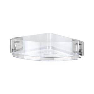 WENKO 22686100-Rohová polica VACUUM-LOC QUADRO ED 28x19, 5 cm strieborná/priehľadná 22686100 vyobraziť