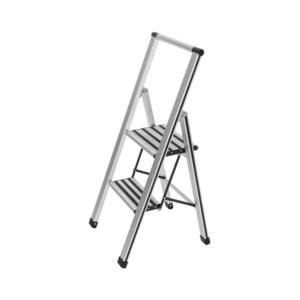 WENKO 601011100 - Stupienkový rebrík ALU-DESIGN 44x101 cm strieborná/čierna 601011100 vyobraziť