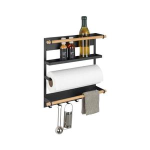 WENKO 54114100 - Organizér MAGNA 33x34 cm čierna/hnedá 54114100 vyobraziť