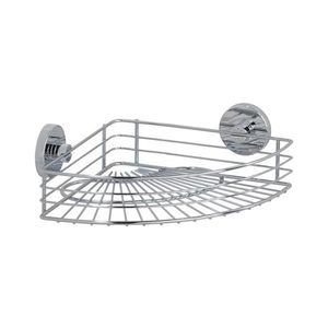 WENKO 20887100-Polica VACUUM-LOC RUND STAH 31x22, 5 cm lesklý chróm 20887100 vyobraziť