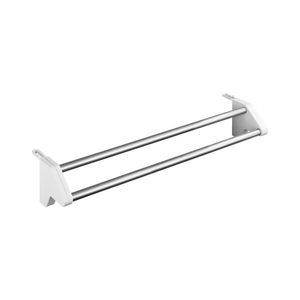 WENKO 3703100 - Sušiak na bielizeň TWIN 60x13 cm strieborná/biela 3703100 vyobraziť